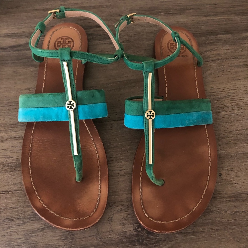 Tory Burch Suede Sandals, Size 8!!